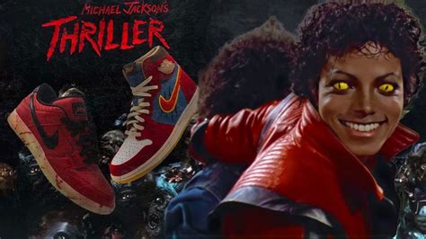 rot weiß nike schuhe michael jackson|Michael Jackson’s Thriller Nike Sneakers – The King of Pop’s .